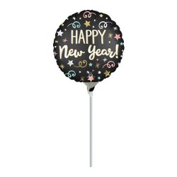 10" Mini Shape μπαλόνι Happy New Year 10" Mini Shape μπαλόνι Happy New Year