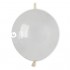 12" Διάφανο μπαλόνι Link-O-Loon με ουρίτσα (100 τεμ)