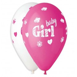 12" Μπαλόνι Baby Girl σκίτσο (25 τεμ) 12" Μπαλόνι Baby Girl σκίτσο (25 τεμ)