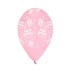 12" Μπαλόνι Happy Bday baby pink (25 τεμ)