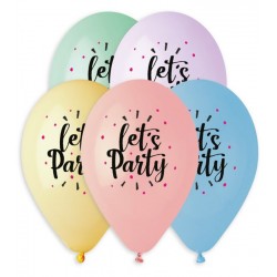12" Μπαλόνι Let's Party παστέλ αποχρώσεις (25 τεμ) 12" Μπαλόνι Let's Party παστέλ αποχρώσεις (25 τεμ)
