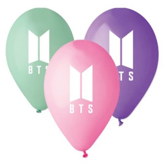 12" Μπαλόνι τυπωμένο BTS (25 τεμ)