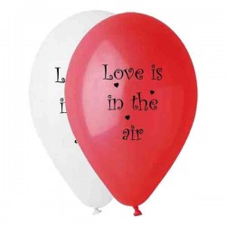 12" Μπαλόνι τυπωμένο Love is in the air (25 τεμ) 12" Μπαλόνι τυπωμένο Love is in the air (25 τεμ)