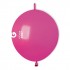 12″ Φούξια μπαλόνι Link-O-Loon με ουρίτσα (100 τεμ)