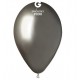 12" Shiny Space Grey λάτεξ μπαλόνι
