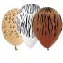 13" Μπαλόνι Animal print (25 τεμ)