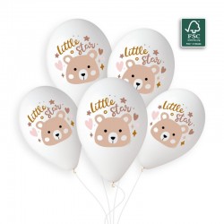 13" Μπαλόνι Αρκουδάκι Little Star - 25τμχ 13" Μπαλόνι Αρκουδάκι Little Star - 25τμχ