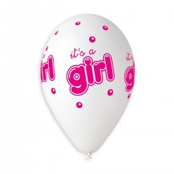 Λάτεξ Μπαλόνια It's A Girl Bubbles (25 τεμ)