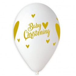 13" Μπαλόνι τυπωμένο Baby Christening (25 τεμ) 13" Μπαλόνι τυπωμένο Baby Christening (25 τεμ)