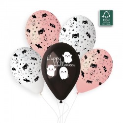 13″ Μπαλόνι τυπωμένο Cute Halloween (25 τεμ)
