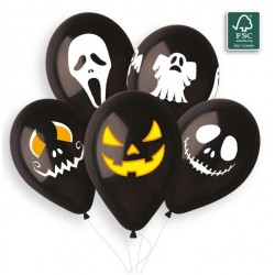 13'' Μπαλόνια Halloween Faces (25 τεμ) 13'' Μπαλόνια Halloween Faces (25 τεμ)