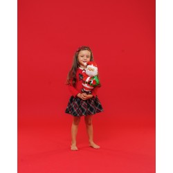 14'' Mini Shape Μπαλόνι Άγιος Βασίλης με σάκο