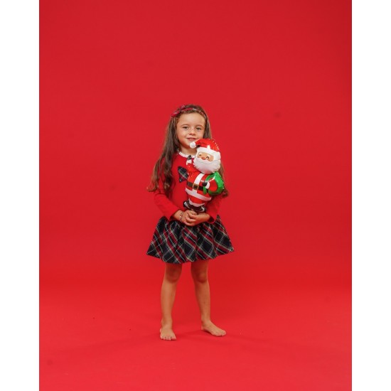 14'' Mini Shape Μπαλόνι Άγιος Βασίλης με σάκο