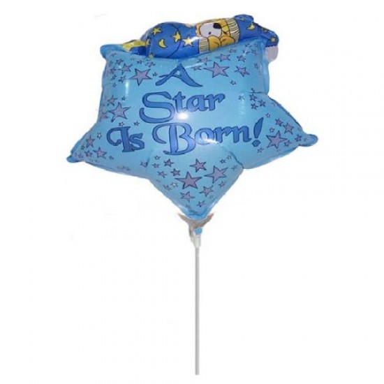 14'' Mini Shape μπαλόνι αστέρι "A star is born" 14'' Mini Shape μπαλόνι αστέρι "A star is born"