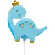 14” Mini Shape Μπαλόνι Blue Dino 14” Mini Shape Μπαλόνι Blue Dino