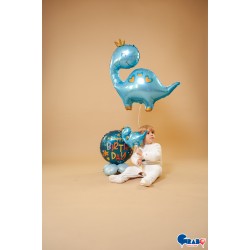 14” Mini Shape Μπαλόνι Blue Dino 14” Mini Shape Μπαλόνι Blue Dino