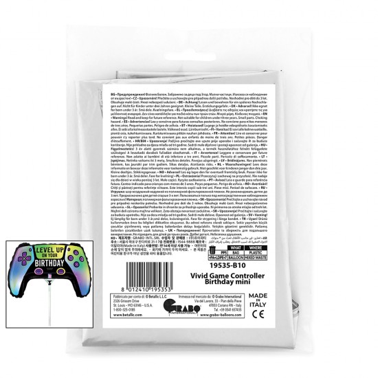 14'' Mini Shape Μπαλόνι Χειριστήριο Gamer