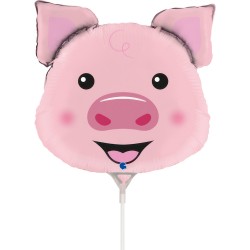 14'' Mini Shape Μπαλόνι Γουρουνάκι 14'' Mini Shape Μπαλόνι Γουρουνάκι