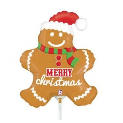 14" Mini Shape μπαλόνι Μπισκοτάνθρωπος