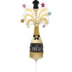 14'' Mini Shape Μπαλόνι Σαμπάνια Let's Party 14'' Mini Shape Μπαλόνι Σαμπάνια Let's Party