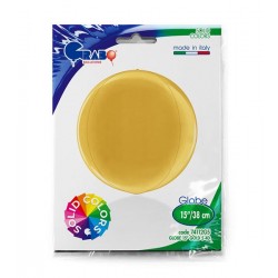 15" Μπαλόνι Χρυσό Τρισδιάστατη Σφαίρα ORBZ