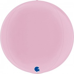 15" Μπαλόνι Παστέλ Ροζ Τρισδιάστατη Σφαίρα ORBZ