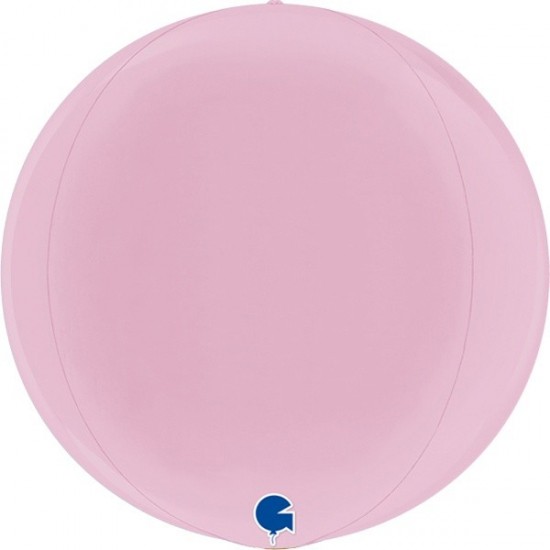 15" Μπαλόνι Παστέλ Ροζ Τρισδιάστατη Σφαίρα ORBZ