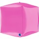 15" Μπαλόνι φούξια 4D κύβος