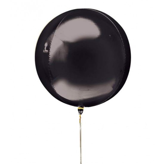 16" Μαύρο μπαλόνι τρισδιάστατη σφαίρα