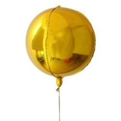 16" Μπαλόνι χρυσή τρισδιάστατη σφαίρα