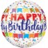 16" Μπαλόνι Happy Birthday banner ORBZ