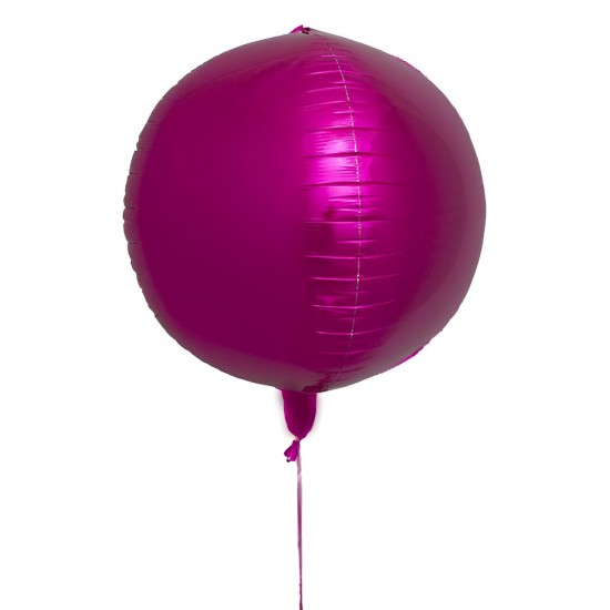 16" Μπαλόνι φούξια τρισδιάστατη σφαίρα
