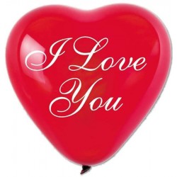 17" Μπαλόνι Καρδιά ρομαντική I love you (25 τεμ)