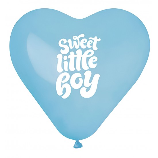 17" Μπαλόνι Καρδιά Sweet Little Boy (25 τεμ) 17" Μπαλόνι Καρδιά Sweet Little Boy (25 τεμ)