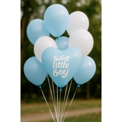 17" Μπαλόνι Καρδιά Sweet Little Boy (25 τεμ) 17" Μπαλόνι Καρδιά Sweet Little Boy (25 τεμ)
