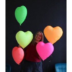 17'' Μπαλόνι Neon Φούξια Καρδιά 17'' Μπαλόνι Neon Φούξια Καρδιά