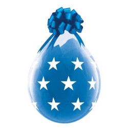 18'' Διάφανο μπαλόνι γυάλας Stuffed με αστέρια (25 τεμ) 18'' Διάφανο μπαλόνι γυάλας Stuffed με αστέρια (25 τεμ)