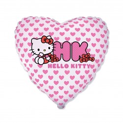 18" Καρδια Hello Kitty με ροζ καρδούλες 18" Καρδια Hello Kitty με ροζ καρδούλες