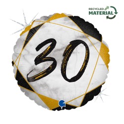 18" Μπαλόνι 30th Birthday Marble 18" Μπαλόνι 30th Birthday Marble