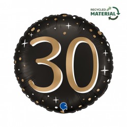 18" Μπαλόνι 30th Birthday Sparkling 18" Μπαλόνι 30th Birthday Sparkling