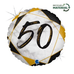 18" Μπαλόνι 50th Birthday Marble 18" Μπαλόνι 50th Birthday Marble