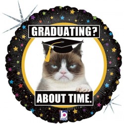 18" Μπαλόνι αποφοίτησης Grumpy Cat