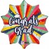 18" Μπαλόνι Αποφοίτησης Πολύχρωμο Congrats Grad