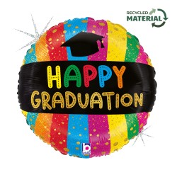 18" Μπαλόνι Αποφοίτησης Πολύχρωμο Holographic 18" Μπαλόνι Αποφοίτησης Πολύχρωμο Holographic