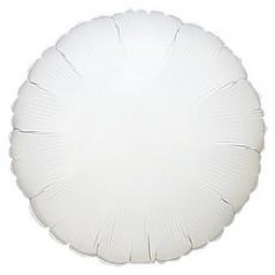 18" Μπαλόνι Άσπρο ματ Στρογγυλό