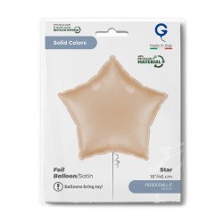 18″ Μπαλόνι Aστέρι Nude Satin