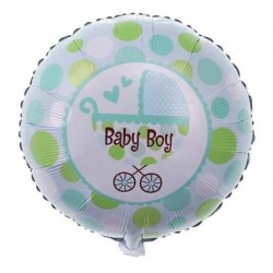18" Μπαλόνι Baby Boy Καρότσι 18" Μπαλόνι Baby Boy Καρότσι