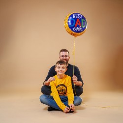 18'' Μπαλόνι "Best Dad Ever" bubbles