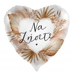 18'' Μπαλόνι Boho καρδιά "Να ζήσετε" 18'' Μπαλόνι Boho καρδιά "Να ζήσετε"