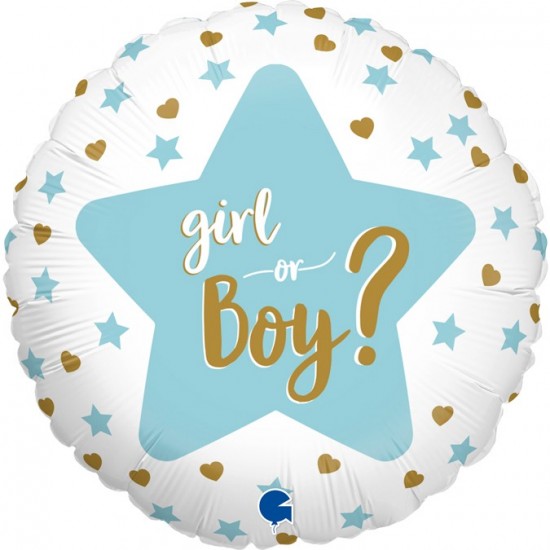 18" Μπαλόνι "Boy or Girl" Gender Reveal